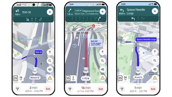 Google Maps обновляет навигацию с 3D-режимом