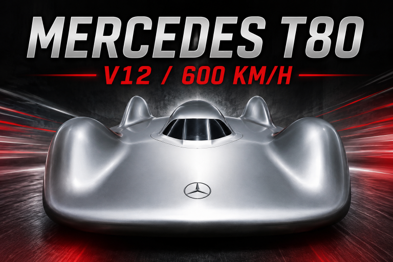 Mercedes T80: Безумный проект рекордсмена скорости, опередивший время