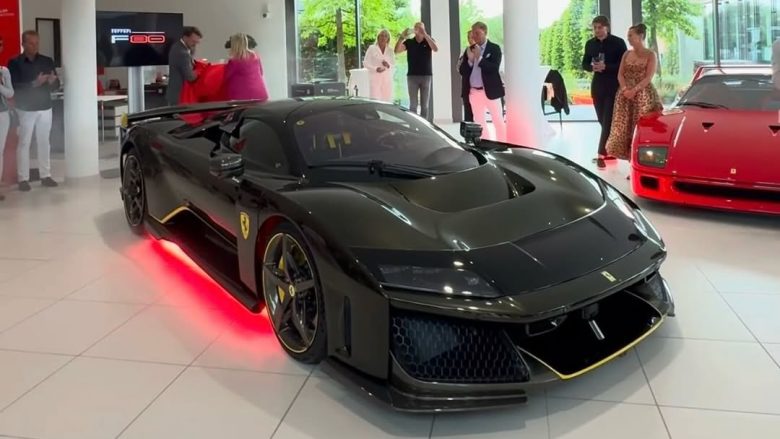 Ferrari F80 в уникальном окрасе: первый европейский экземпляр показал себя